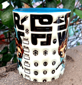 Star wars Baskı içi ve Kulpu Renkli Kupa