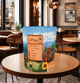 Stardew Valley Baskı içi ve Kulpu Renkli Kupa