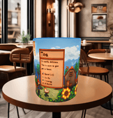 Stardew Valley Baskı içi ve Kulpu Renkli Kupa