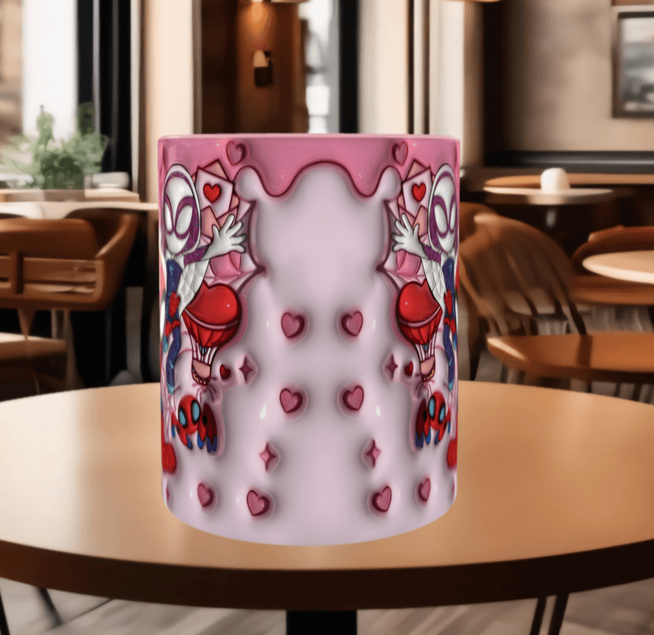 Örümcek adam Baskı içi ve Kulpu Renkli Kupa