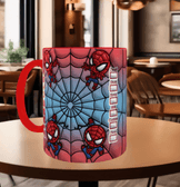 Örümcek adam Baskı içi ve Kulpu Renkli Kupa