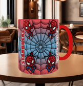 Örümcek adam Baskı içi ve Kulpu Renkli Kupa