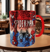 Örümcek adam Baskı içi ve Kulpu Renkli Kupa