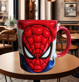 Örümcek adam Baskı içi ve Kulpu Renkli Kupa