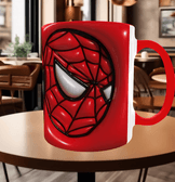 Örümcek adam Baskı içi ve Kulpu Renkli Kupa