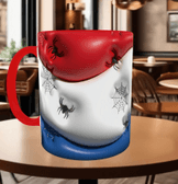 Örümcek adam Baskı içi ve Kulpu Renkli Kupa