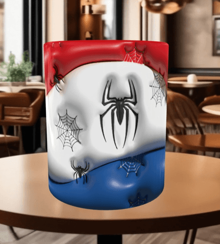Örümcek adam Baskı içi ve Kulpu Renkli Kupa