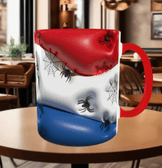 Örümcek adam Baskı içi ve Kulpu Renkli Kupa