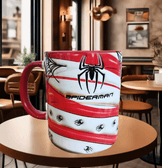 Örümcek adam Baskı içi ve Kulpu Renkli Kupa