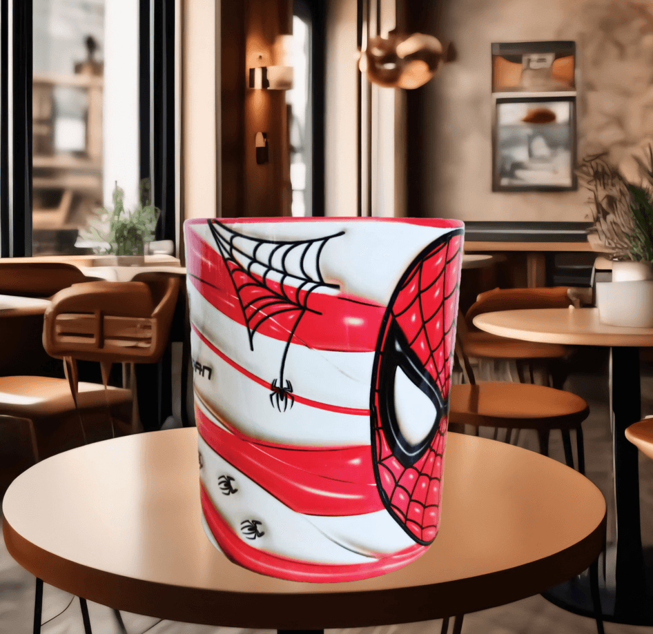 Örümcek adam Baskı içi ve Kulpu Renkli Kupa