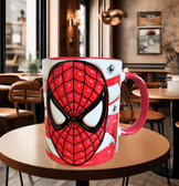 Örümcek adam Baskı içi ve Kulpu Renkli Kupa