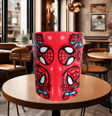 Örümcek adam Baskı içi ve Kulpu Renkli Kupa