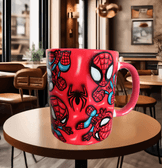 Örümcek adam Baskı içi ve Kulpu Renkli Kupa