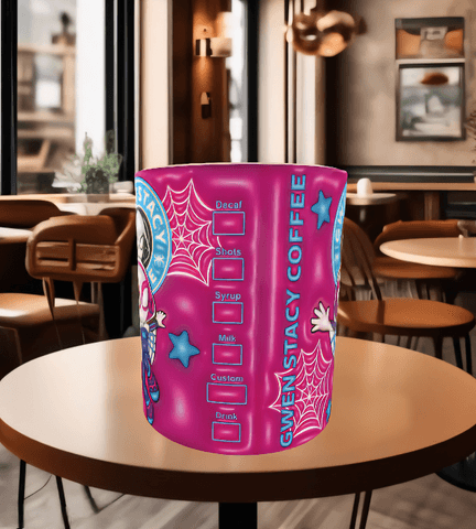 Örümcek adam Baskı içi ve Kulpu Renkli Kupa