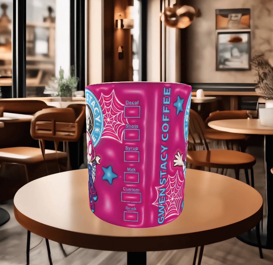 Örümcek adam Baskı içi ve Kulpu Renkli Kupa