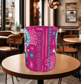 Örümcek adam Baskı içi ve Kulpu Renkli Kupa