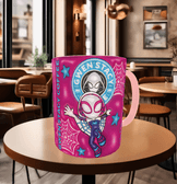 Örümcek adam Baskı içi ve Kulpu Renkli Kupa