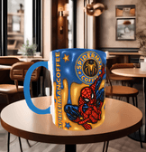 Örümcek adam Baskı içi ve Kulpu Renkli Kupa