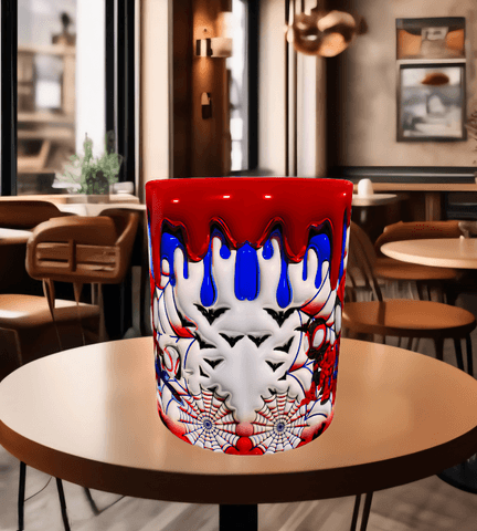 Örümcek adam Baskı içi ve Kulpu Renkli Kupa