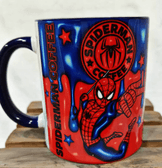 Örümcek adam Baskı içi ve Kulpu Renkli Kupa