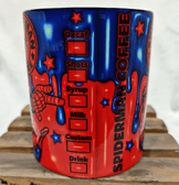 Örümcek adam Baskı içi ve Kulpu Renkli Kupa