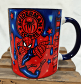 Örümcek adam Baskı içi ve Kulpu Renkli Kupa