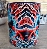 Örümcek adam Baskı içi ve Kulpu Renkli Kupa