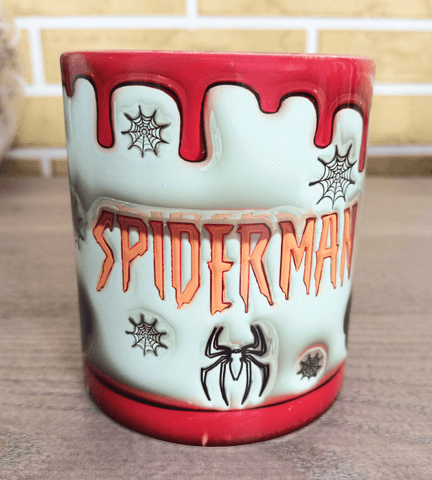 Örümcek adam Baskı içi ve Kulpu Renkli Kupa