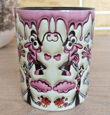 Ters Yüz Baskı içi ve Kulpu Renkli Kupa