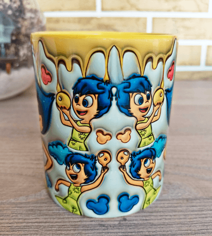 Ters Yüz Baskı içi ve Kulpu Renkli Kupa