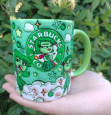 Ters Yüz Baskı içi ve Kulpu Renkli Kupa