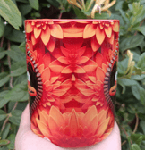 Ters Yüz Baskı içi ve Kulpu Renkli Kupa