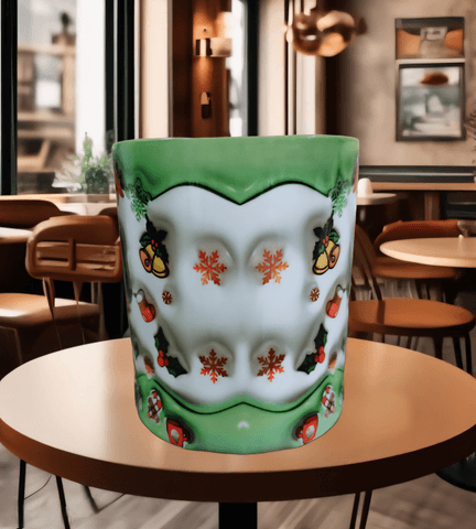 Ters Yüz Baskı içi ve Kulpu Renkli Kupa