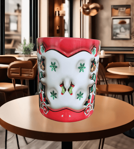 Ters Yüz Baskı içi ve Kulpu Renkli Kupa