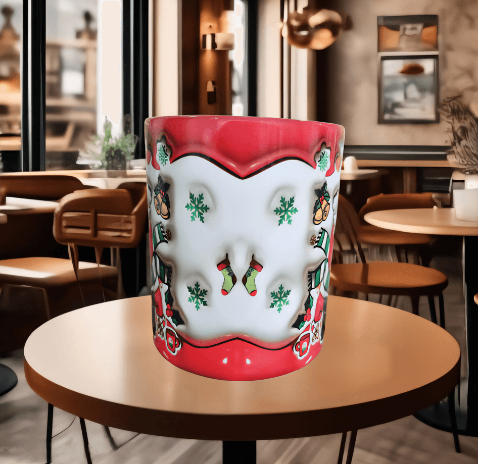 Ters Yüz Baskı içi ve Kulpu Renkli Kupa