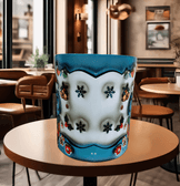 Ters Yüz Baskı içi ve Kulpu Renkli Kupa