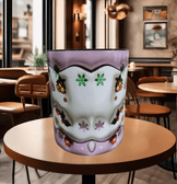 Ters Yüz Baskı içi ve Kulpu Renkli Kupa