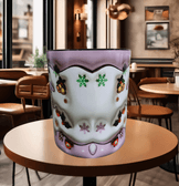 Ters Yüz Baskı içi ve Kulpu Renkli Kupa