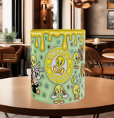 tweety Baskı içi ve Kulpu Renkli Kupa