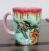 tom ve jerry Baskı içi ve Kulpu Renkli Kupa