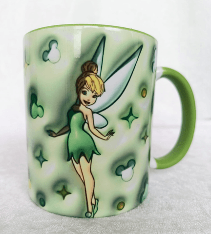 Prenses Baskı içi ve Kulpu Renkli Kupa