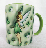 Prenses Baskı içi ve Kulpu Renkli Kupa