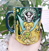 Prenses Baskı içi ve Kulpu Renkli Kupa