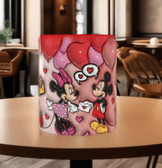 Sevgiler günü özel Baskı içi ve Kulpu Renkli Kupa