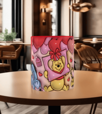 Sevgiler günü özel Baskı içi ve Kulpu Renkli Kupa