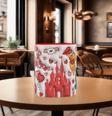 Sevgiler günü özel Baskı içi ve Kulpu Renkli Kupa