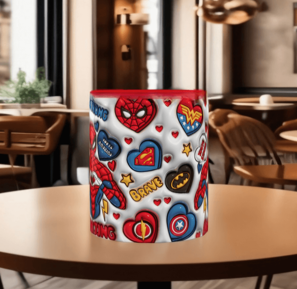 Sevgiler günü özel Baskı içi ve Kulpu Renkli Kupa