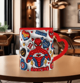 Sevgiler günü özel Baskı içi ve Kulpu Renkli Kupa