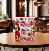 Sevgiler günü özel Baskı içi ve Kulpu Renkli Kupa