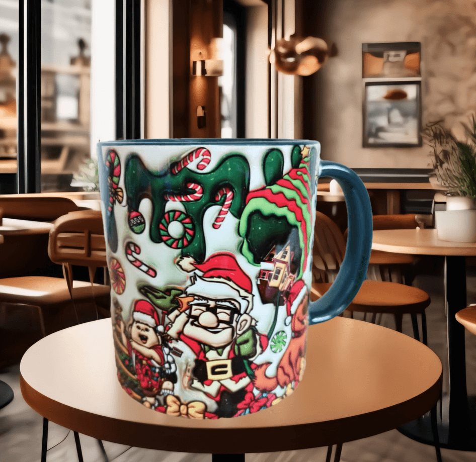 Sevgiler günü özel Baskı içi ve Kulpu Renkli Kupa